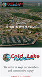Mobile Screenshot of coldlakefishandgame.com