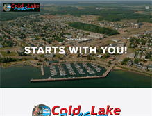 Tablet Screenshot of coldlakefishandgame.com